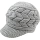 thumbnail image 1 of Gorro de punto cálido de invierno para mujer, gorros de lana para esquí y nieve con gorro de punto cálido para invierno, gorros de lana, boinas de esquí para nieve, gorras Snapback con viser, 1 of 4