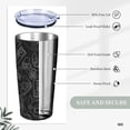 thumbnail image 3 of Video Game Controller Background 20oz Travel Tumbler With Lid And Straw, Gaming Gadgets Stainless Steel Tumblers Insulated Coffee Cup Mug Gift For Men Women, 3 of 6