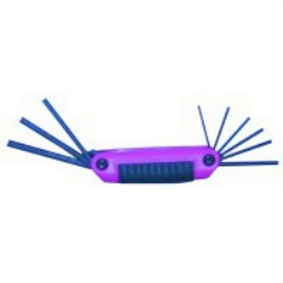 1PK Eklind 25911 9 Piece SAE Ergo-Fold Hex Key Set