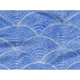 thumbnail image 5 of oneOone Rayon Blue Fabric Block Craft Projects Decor Fabric Printed By The Yard 56 Inch Wide, 5 of 6