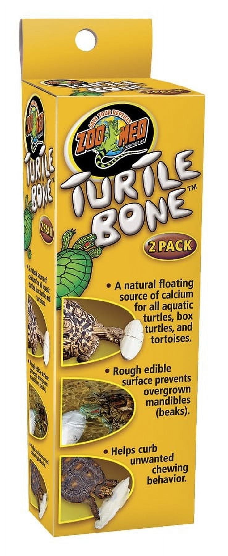 Zoo Med Turtle Bone Natural Floating Source of Calcium For Turtles [Health Care] 16 count (8 x 2 ct)