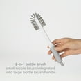 thumbnail image 5 of Ubbi On-The-Go Drying Rack and Brush Set, Includes Travel Case and Bottle Brush for Compact Storage, Holds up to 8 Bottles, Gray, 5 of 7