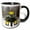 Black/White, variant on 3drose, Christmas Decorated Holiday Lamppost Lanterns Winter Snow Background, 11oz Magic Transforming Mug