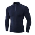 thumbnail image 2 of Ropa deportiva de terciopelo para hombre, suéter de cuello alto elástico cálido, blusa deportiva de manga larga Pompotops oipoqjl17925, 2 of 9