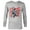 Athletic Heather, variant on Marvel Mech Strike: Mechasaurs Avengers Ultron Primeval - Long Sleeve T-Shirt for Men - Customized-Black