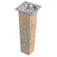 thumbnail image 1 of unique Set Of 4 Wooden Oak Furniture Square Legs, 1 of 3