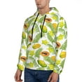 thumbnail image 2 of Hoodies for Men - Papaya star fruit leaf Long Sleeve Comfrt Men'S Fashion Hoodies & Sweatshirts, Sweatshirts for Men Hoodies Pullover Clothing Clothes with Pouch, 2 of 7