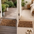 thumbnail image 5 of Halloween Doormat 40x60cm, Cute Line Ghost Print Welcome Floor Mat, Non-Slip Outdoor Porch Rug, Weather Resistant Natural Coir Entryway Decoration for Front Door, Spooky Seasonal Home Accent, 5 of 6
