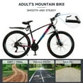 thumbnail image 5 of Mountain Bike, 27.5 Inch Shimano 21 Speed, Dual Disc Brake Bike for Men Womens Adult, Front Suspension Bicycle, 5 of 11