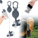 thumbnail image 1 of Correa retráctil para teléfono con mosquetón – Soporte duradero para teléfono en negro, ideal para senderismo, aventuras al aire libre y manos libres, 1 of 7