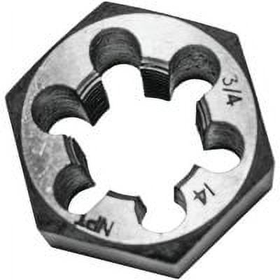 Century Drill & Tool 108568 0.75-14 in. NPT Hex Die