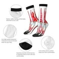 thumbnail image 3 of Lsque Cute Valentine's Gnomes Printed Men's Crew Socks, Soft Durable Breathable Moisture-Wicking with Odor Control Cotton socks, 3 of 6