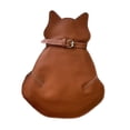 thumbnail image 2 of Bolsos para mujer, bandolera, bonita mochila, mochila de día, moda informal, multiusos, pecho Marrón, 2 of 9