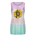 thumbnail image 4 of LSLJS Womens Crew Neck Tank Tops Fashion Woman Round Neck Sleeveless Blouse T-Shirt Printing Loose Tank Tops, 4 of 5