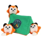 Pet Zone Camp Wag-a-Barka Hide and Seek Plush Squeaky Dog Toys
