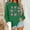 Green, variant on FAWUUDO Womens Fall Sweater Cute Bow Print Long Sleeve Pullover Casual Oversized Green