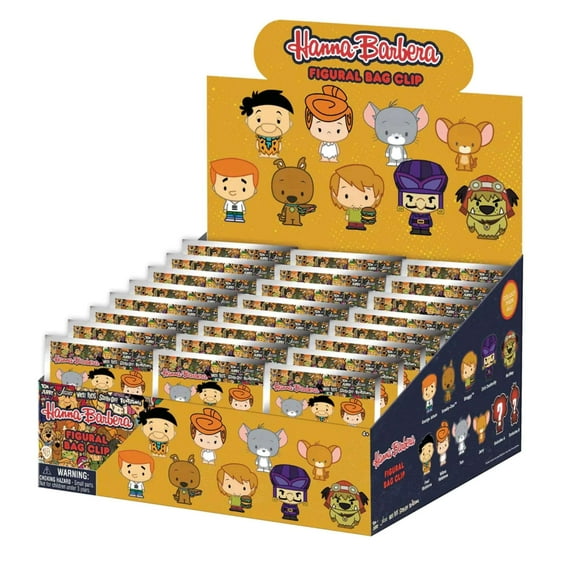 3D Figural Keyring Hanna Barbera Series 1 Mystery Box (24 Packs)
