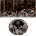 thumbnail image 2 of Halloween Theme 3D Visual Optical Floor Mat, BurstâOut Cracked Stone Design Non- Washable Illusion Round Rugs,for Home,Party,Trick or Treat Entry Decor, 2 of 6