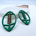 thumbnail image 3 of Mall of Style - Green Football Earrings for Women - Football Jewelry - Football Stuff (Pine Green), 3 of 8