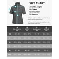 thumbnail image 6 of Little Donkey Andy Women's Short Sleeve Jacket Windproof Lightweight Vest for Golf Hiking Running Grey L, 6 of 7