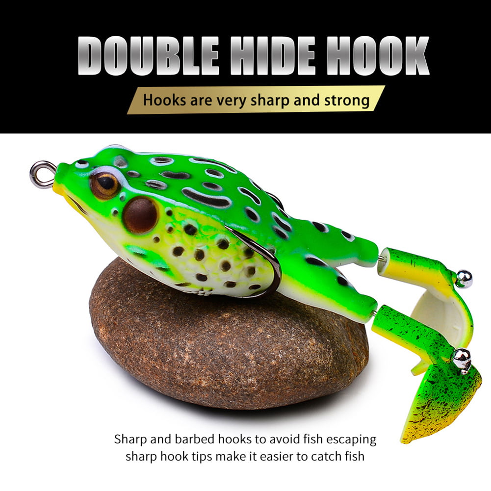 9.5cm 24g Frog Fishing Lure Top Water Soft Bait Lifelike Fishing Tackle 