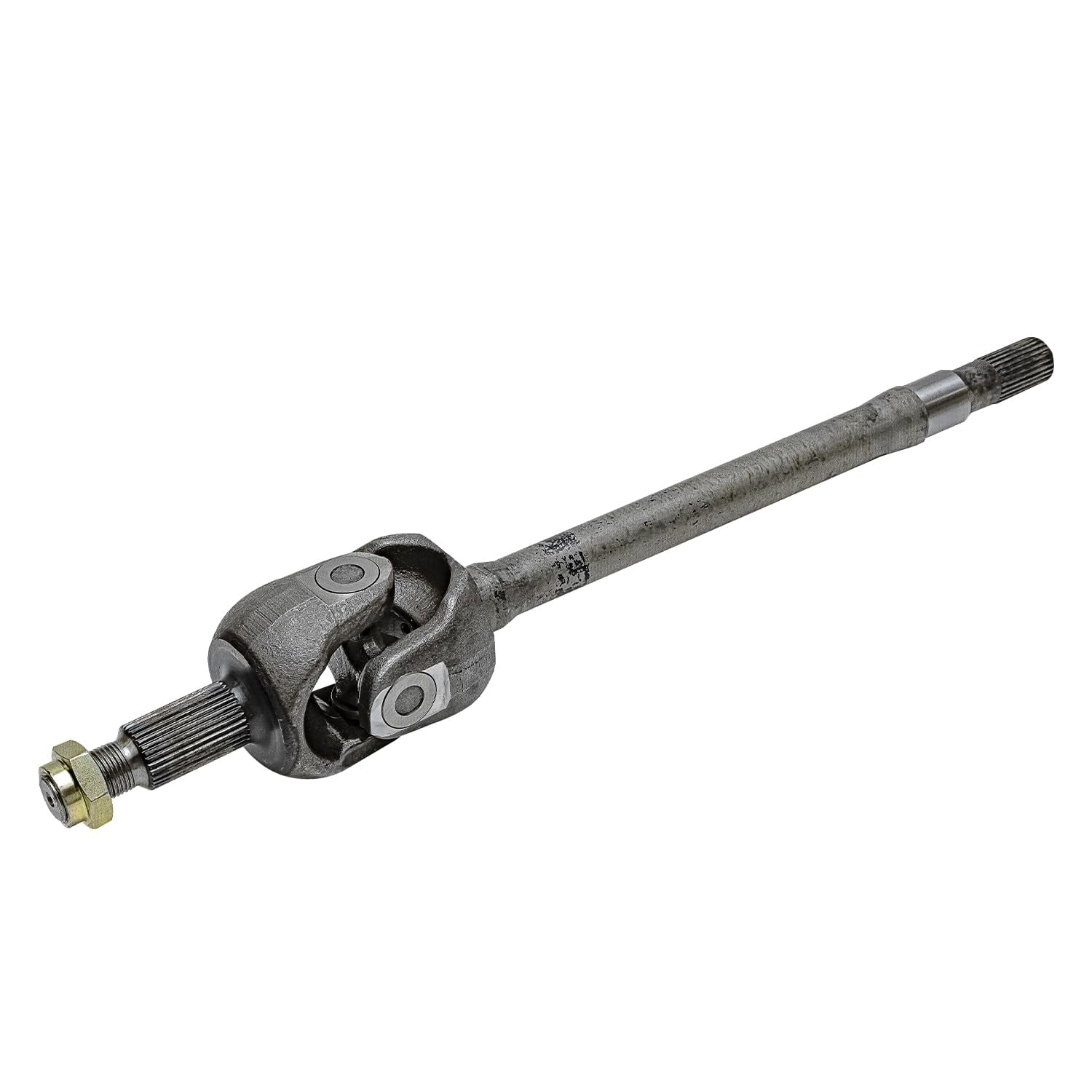 Detroit Axle - Front Left U-Joint Axle Drive Shaft for 2007-2018 Jeep Wrangler 2018 Wrangler JK 2008 2009 2010 2011 2012 2013 2014 2015 2016 2017 Driver Side U-Joint Axle Shaft Assembly Replacement