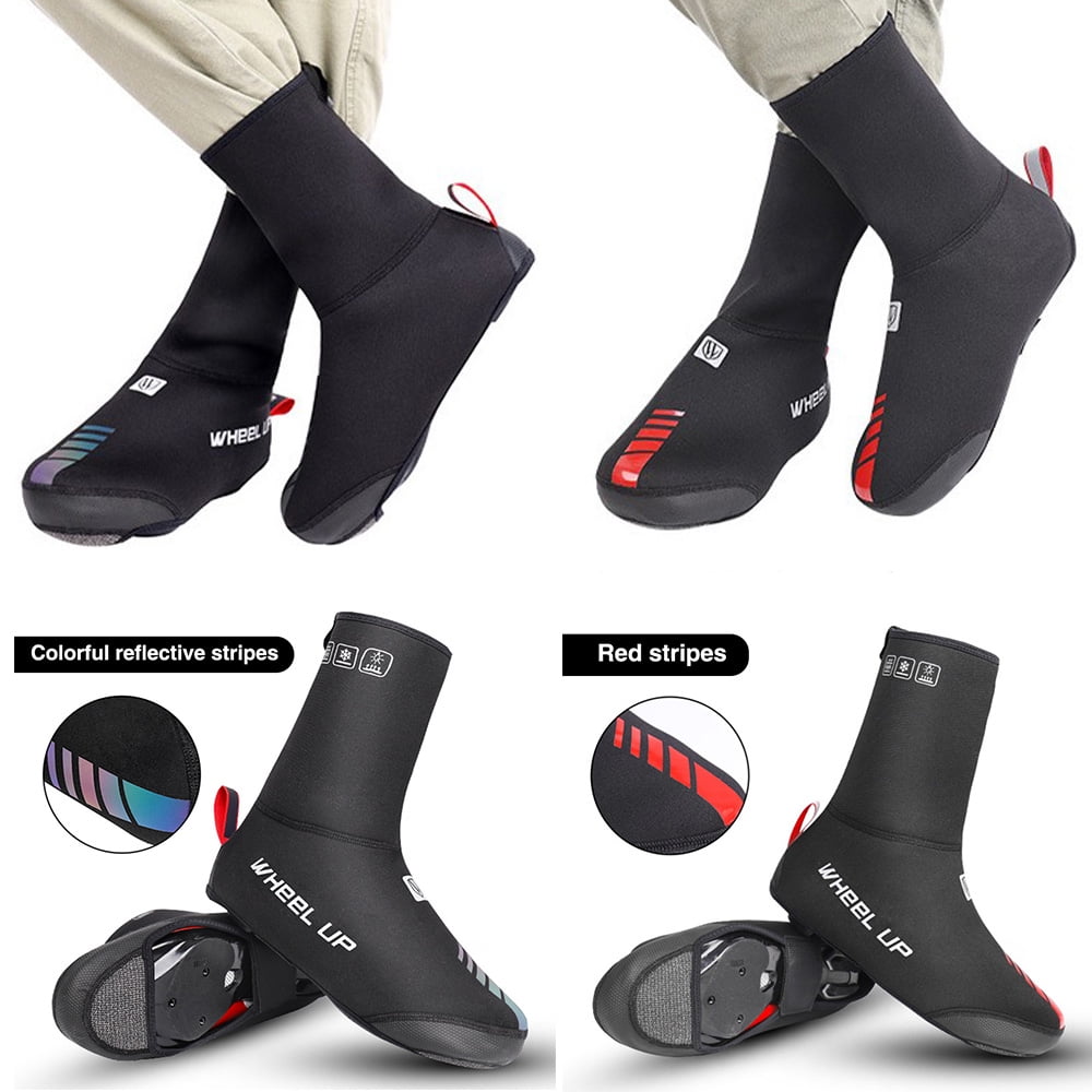 Details about   Portable Bike Thermal Toe Case Reflective Overshoes Riding Accessory L 44-46 