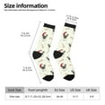thumbnail image 4 of Goofa Christmas Pug Dog Printed Men's Crew Socks, Soft Durable Breathable Moisture-Wicking with Odor Control Cotton socks, 4 of 9