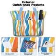 thumbnail image 2 of Tote Bag for Women - Colorful and Grey Abstract Art Artwork Shoulder Bag - Large Utility Work Duffle Bag with Zipper Handbag for Travel, Work, Sprots, 2 of 5