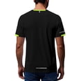 thumbnail image 6 of Mens Shirts, Awwp Mens Workout T-Shirts Quick Drying Athletic Short Sleeve Crew Neck Running Gym Tee Tops Black L, 6 of 9