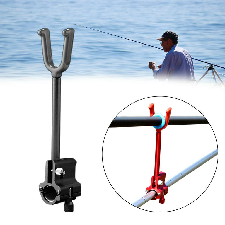 Fishing Rod Holder Fishing rod Bracket Rotatable Support for Boat Fishing  Gear , Black, Long 