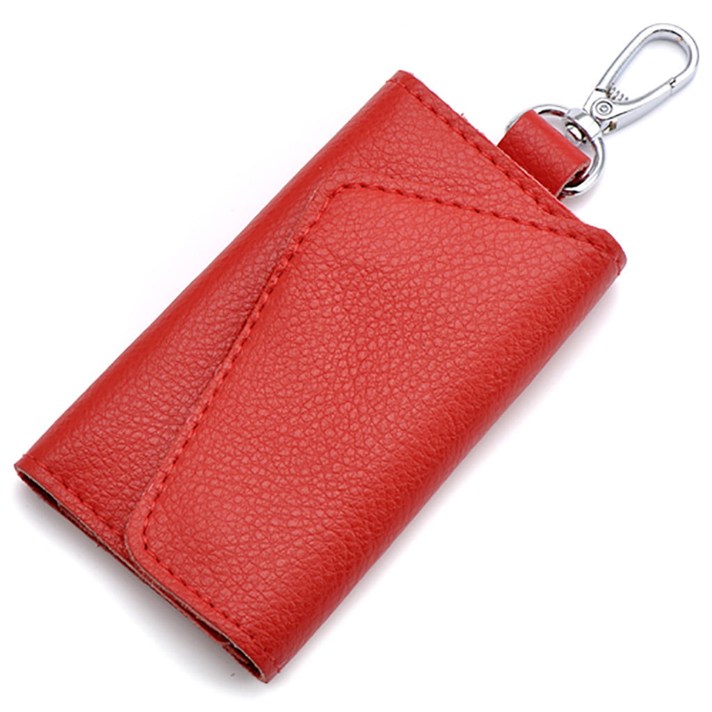 Men Women Card Bag Housekeeper Folding Coin Wallet Keychain Key Holder - 0 - 0