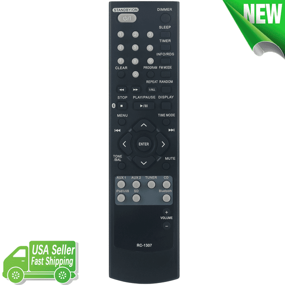 RC-1307 Replace Remote Control for TEAC CD Receiver CR-H260i CR-H238i CR-H248i