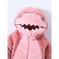 thumbnail image 7 of JYYYBF Kids Shark Costume Winter Warm Long Sleeve Hooded Romper Cute Halloween Plush Jumpsuit, 7 of 7