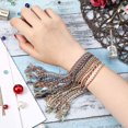 thumbnail image 1 of Pulsera trenzada de amistad hecha a mano de 36 piezas con cuentas coloridas ajustables LingWen 8390605775376, 1 of 1