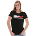 thumbnail image 4 of Dominican Republic DR Heritage Pride Womens Slim Fit Graphic Tee Brisco Brands S, 4 of 5