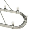 thumbnail image 5 of Hunter - Saddlewood 10-light Brushed Nickel, Extra Large Chandelier, Dimmable, Casual Style, Linear Shaped, for Bedrooms, Dining, Living Rooms - 19028, 5 of 9