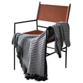 thumbnail image 1 of Generic Throw Blanket Knitted Blanket Simple Style Blanket Waffle Pattern Throw Blanket Nordic Style Wool Throw Blanket Soft Cozy Warm Blanket Dark Grey Light Grey Khaki Two Sizes for Bed Couch Sofa, 1 of 8