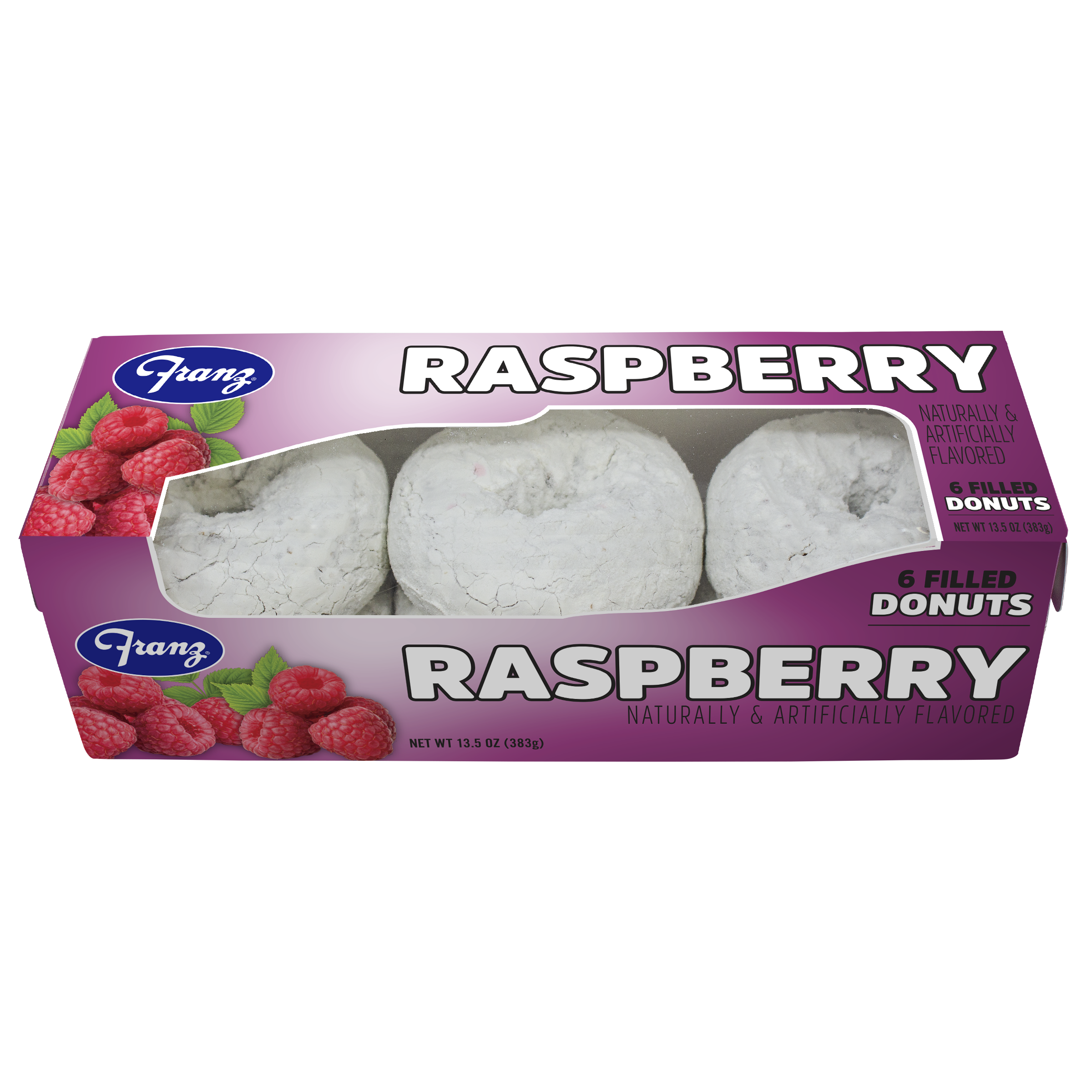 Franz Raspberry Filled Donuts, 13.5 oz, 6 Count