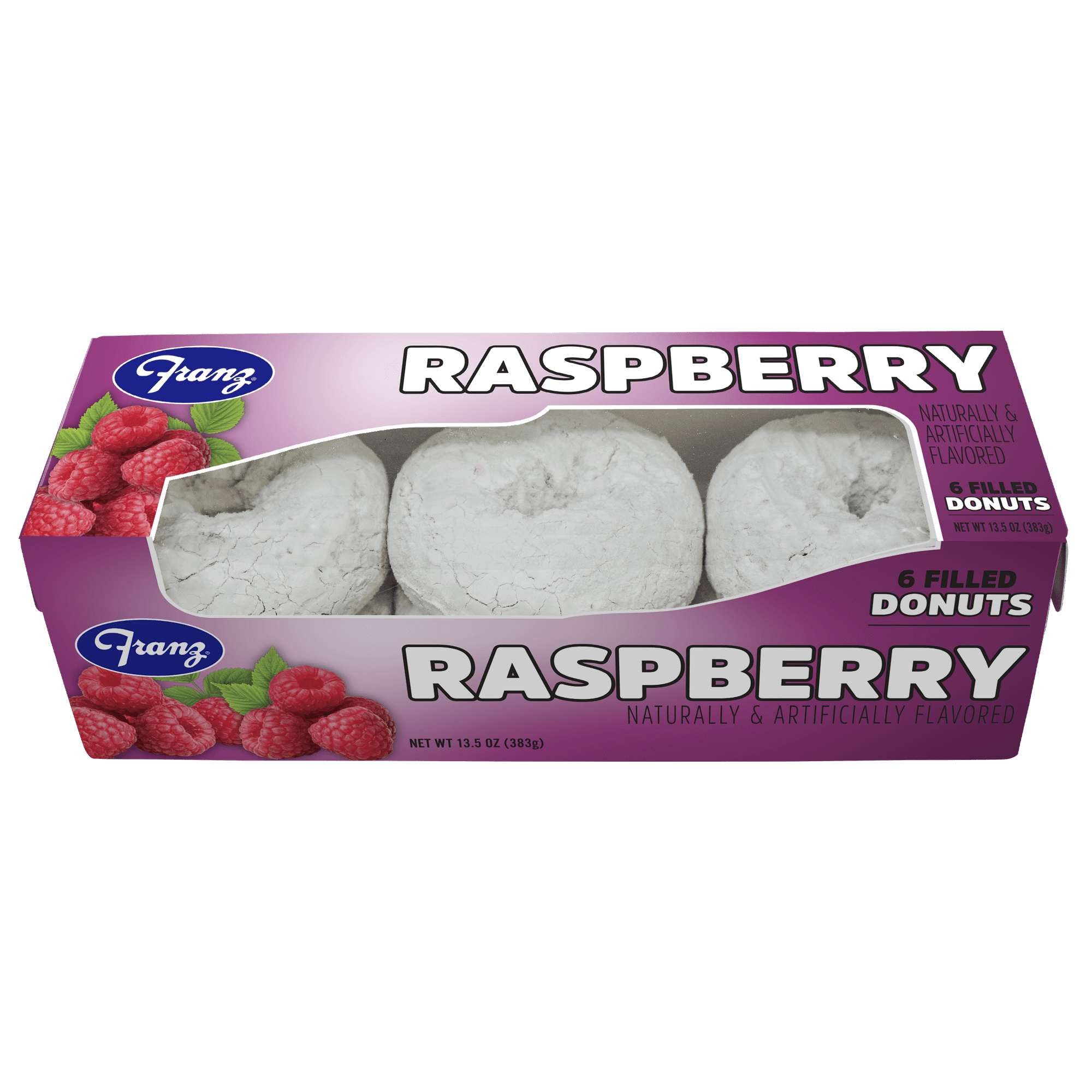 Franz Raspberry Filled Donuts, 13.5 oz, 6 Count