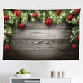thumbnail image 1 of Christmas Tapestry, Happy New Year Party Celebrations Swirling Ornaments and Balls Print, Fabric Wall Hanging Decor for Bedroom Living Room Dorm, 2 Sizes, Multicolor, by Ambesonne, 1 of 1