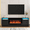 Black, variant on Modern TV Stand for Living Room,Entertainment Center with Storage Cabinet Holds up to 75" TVs,Compatible with 36" Electric Fireplaces - Home Theater Organizer (Fireplace Not Included)