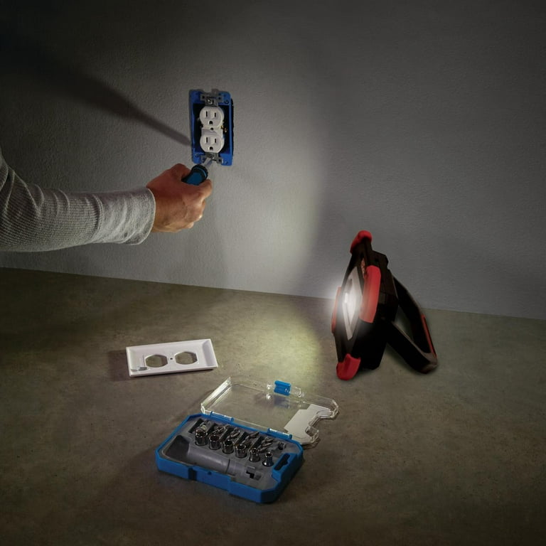 CRAFTSMAN 1000-Lumen LED Black Plug-in Portable Work Light