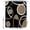 Brown, variant on Shower Curtains for Bathroom, Black Brown Waterproof Fabric Shower Curtain, White Circle Modern Minimalist Geometric Decorative Bathroom Curtain for Bathtub, 72"x72", No Hooks Included