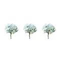 thumbnail image 3 of Advancent Rama de hortensia artificial de seda falsa para el hogar, decoración de de plantas, fondo de , flores de pared, fiesta, boda, azul Type1 NO1, 3 of 6