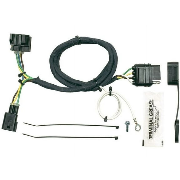Trailer Wiring Harness - Compatible with 1998 - 2004 Jeep Wrangler 1999 2000 2001 2002 2003
