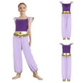 thumbnail image 7 of iiniim Flying Sleeve Jumpsuits for Girls Halloween Princess Cosplay Role-playing Purple 10, 7 of 7