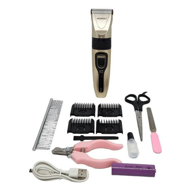 KIT RASURADORA PARA MASCOTAS RECARGABLE CON ACCESORIOS INCLUIDOS