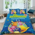 thumbnail image 2 of Bedding Set For The Backyardigans Comforter Set Cute Duvet Cover Sets Super Soft Teens Bedding Set Kids Bedroom Gifts,1 Duvet Cover with 2 Pillowcases Twin 3 Piece, 2 of 6