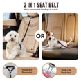 thumbnail image 2 of Cinturón de seguridad para perros SlowTon, paquete de 2, ajustables y reflectantes, 2 of 4